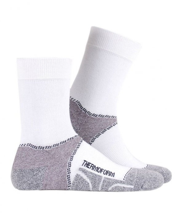 Thermoform Unisex Walking Uzun Çorap Beyaz ürün görseli 1
