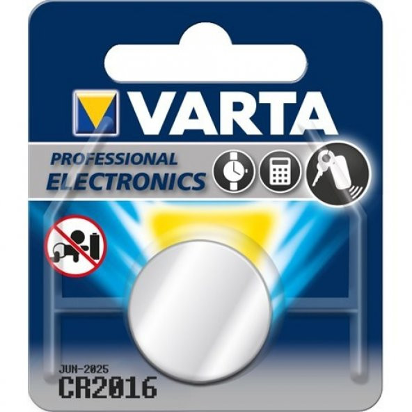 VARTA Lithium 10 Adet CR-2016 3V Lityum Pil ürün görseli 1