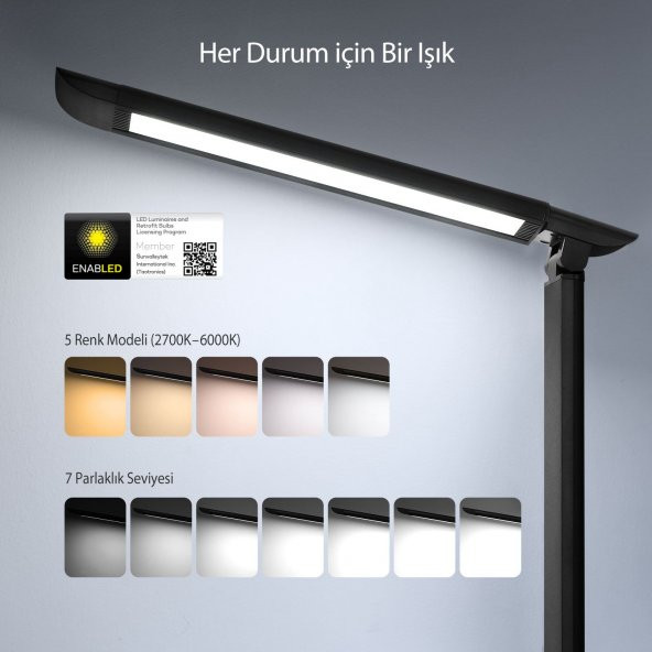 TAOTRONICS Usb Şarj Portlu LED Masa Lambası TT-DL13 ürün görseli 1