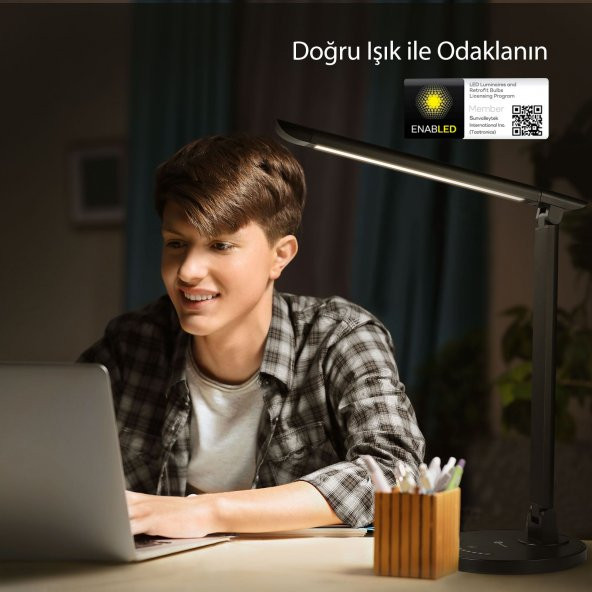 TAOTRONICS Usb Şarj Portlu LED Masa Lambası TT-DL13 - Resim 4