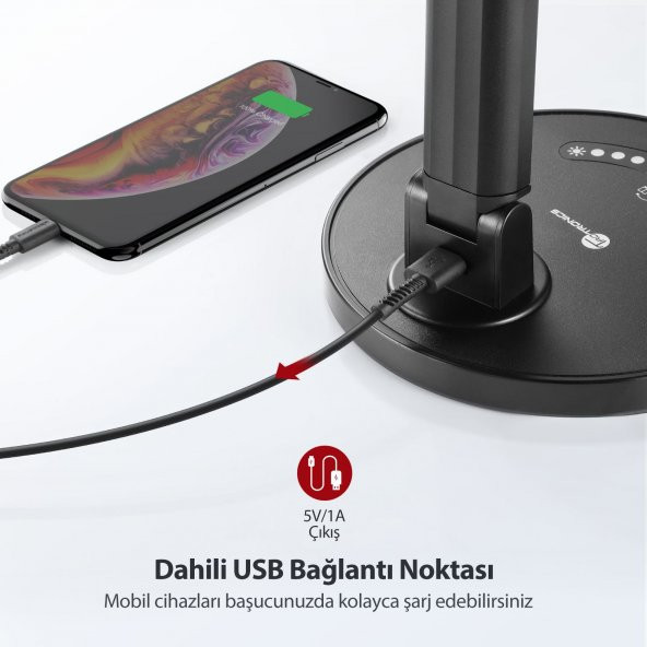 TAOTRONICS Usb Şarj Portlu LED Masa Lambası TT-DL13 - Resim 5