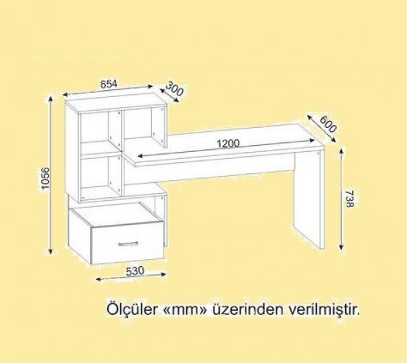 Chic Life Relax Çalışma Masası - Resim 4
