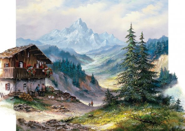 Art Puzzle Yeşil Vadi 1000 Parça Puzzle - Resim 2
