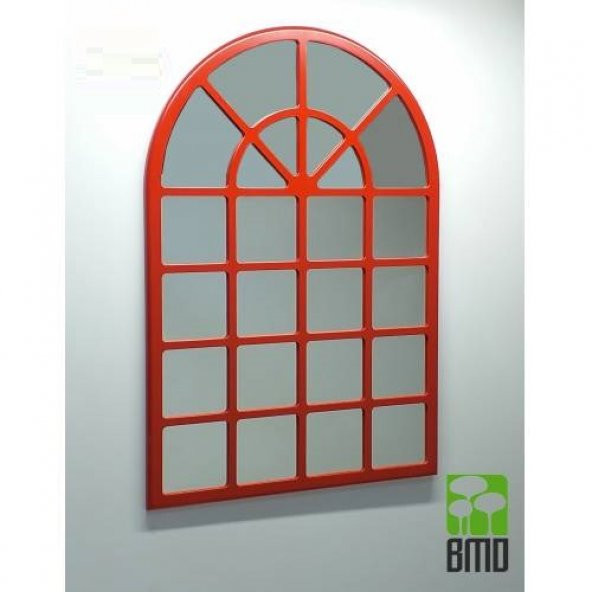 Dekoratif Şık Pencere Model Duvar Aynası 120-75 CM 18 MM KALINLIK ürün görseli 1