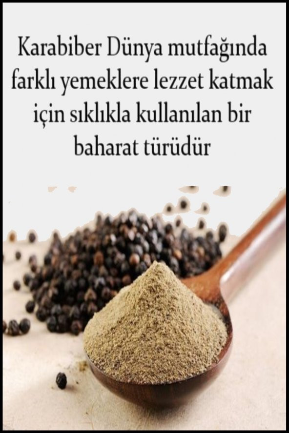 Karabiber Tane 500 gr - Resim 2