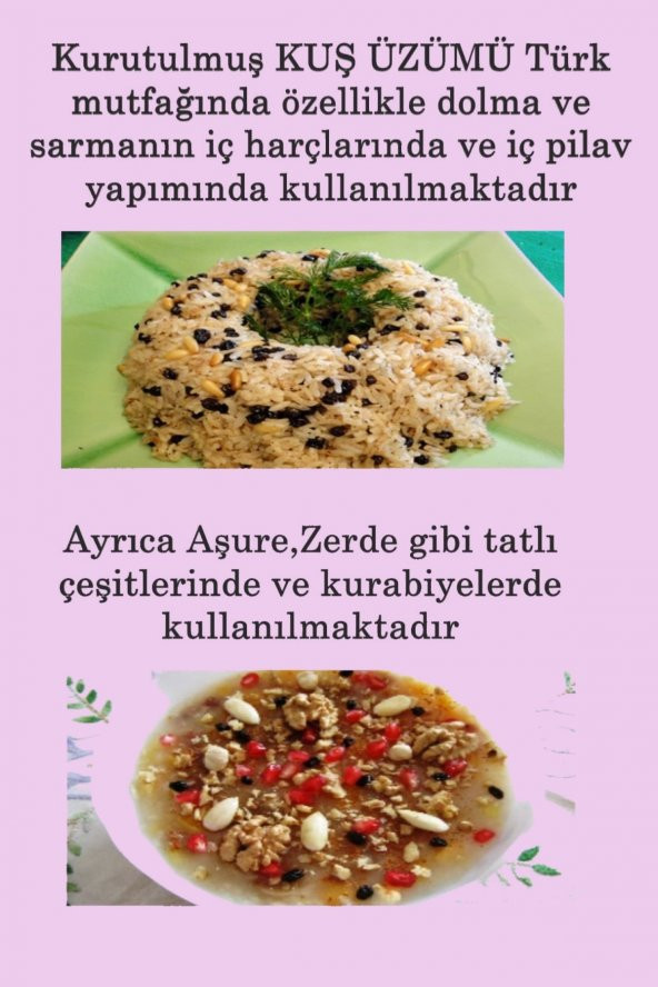 Kuş Üzümü 250 gr - Resim 2