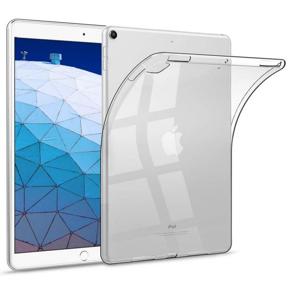 iPad Pro 9.7 / iPad Air 1-2 Kılıf Şeffaf Silikon Arka Kapak ürün görseli 1