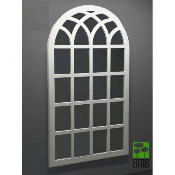 Dekoratif Şık Pencere Model Duvar Aynası 100-70CM 18 MM KALINLIK ürün görseli 1