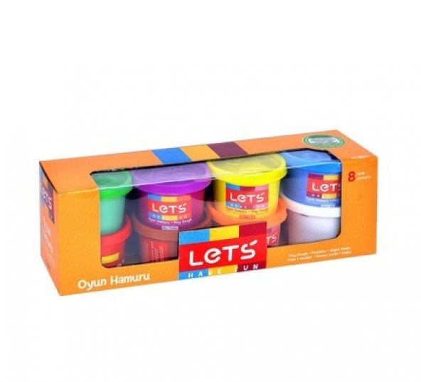 LETS OYUN HAMURU 8 RENK 800 GR L-8348 - Resim 2