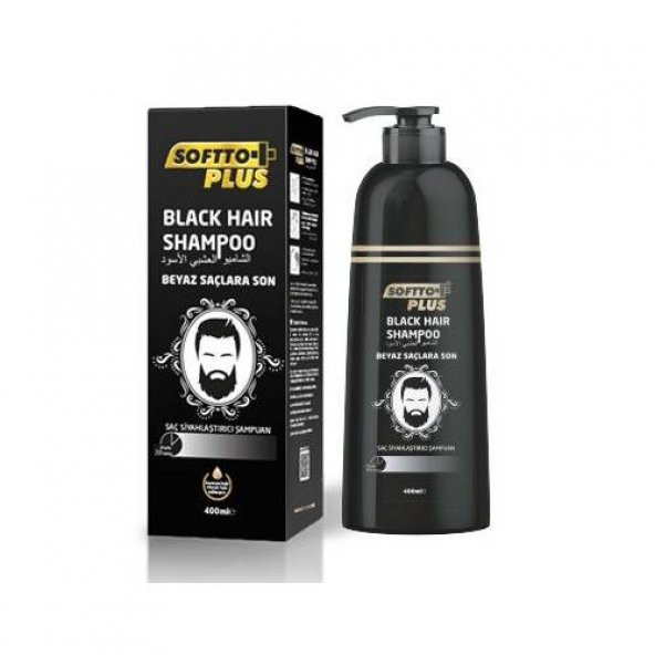 Softto Plus Saç Siyahlaştırıcı Şampuan 350 ml ürün görseli 1