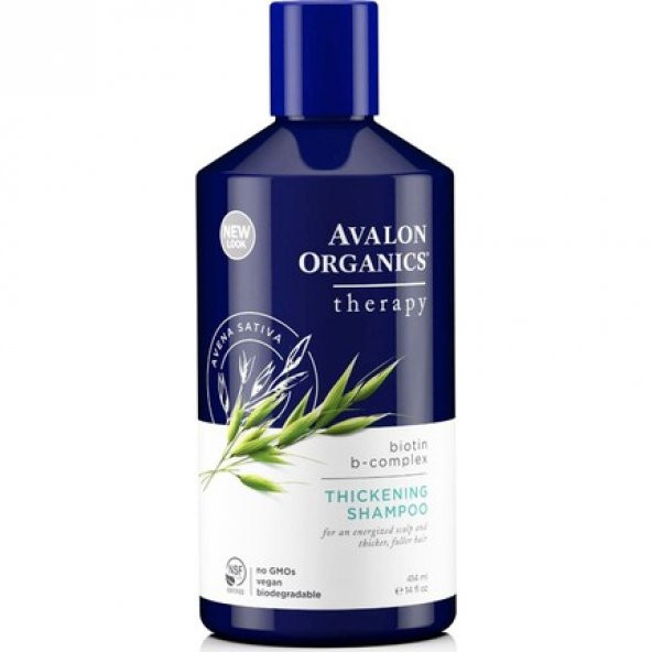 Avalon Organics Biotin B-Complex Therapy Şampuan 400ML ürün görseli 1