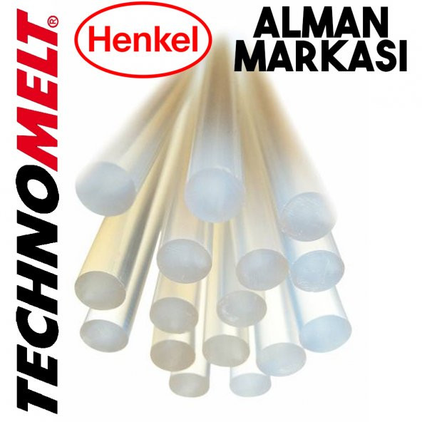 HENKEL (ALMAN MARKASI) TechnoMelt Sıcak Silikon KALIN ŞEFFAF MUM ürün görseli 1