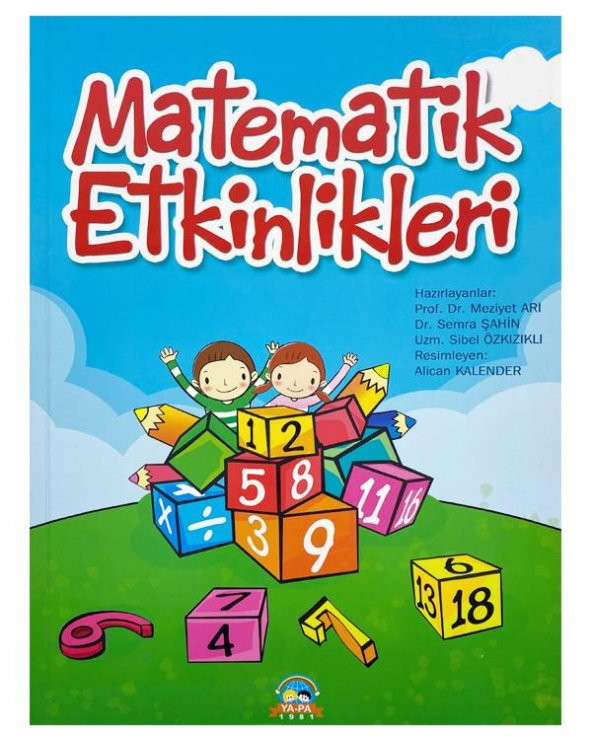 5-6 Yaş Matematik Etkinlikleri Yapa Yayınevi ürün görseli 1