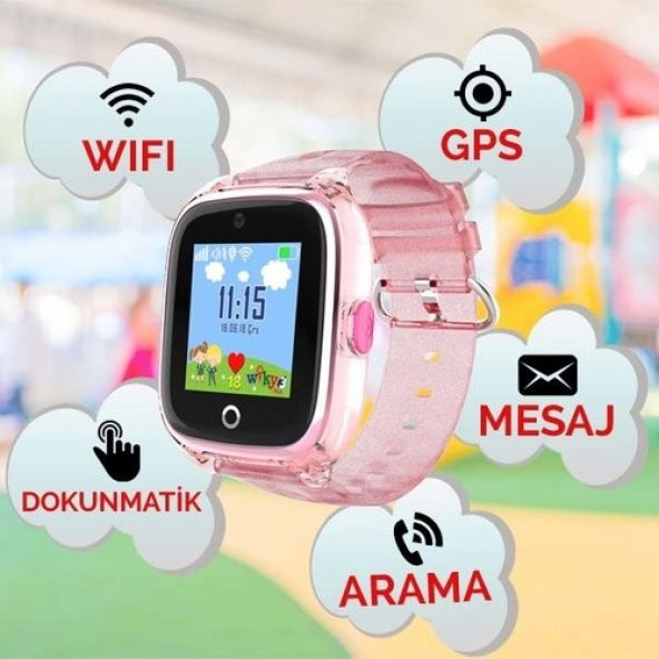 Wiky Watch 3 Plus Akıllı Çocuk Saati - Pembe - Resim 2