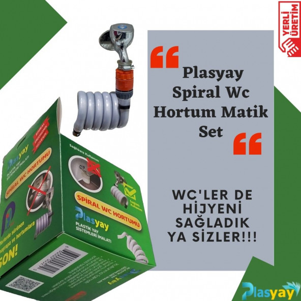 Plasyay Spiral Balkon Wc Yıkama Hortum Seti Özel Üretim ürün görseli 1
