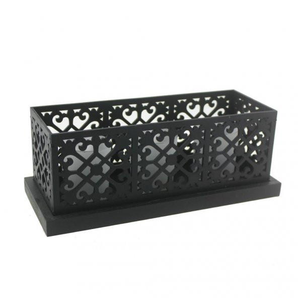 28x11cm Mumluk ve 3 Led Mum Pilli - Resim 7