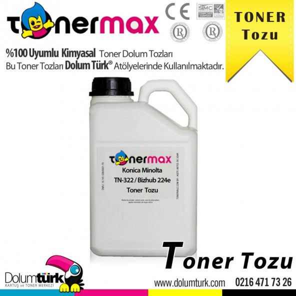 Minolta TN-322 / Bizhub 224E / 284E / 364E Toner Tozu 450GR. ürün görseli 1