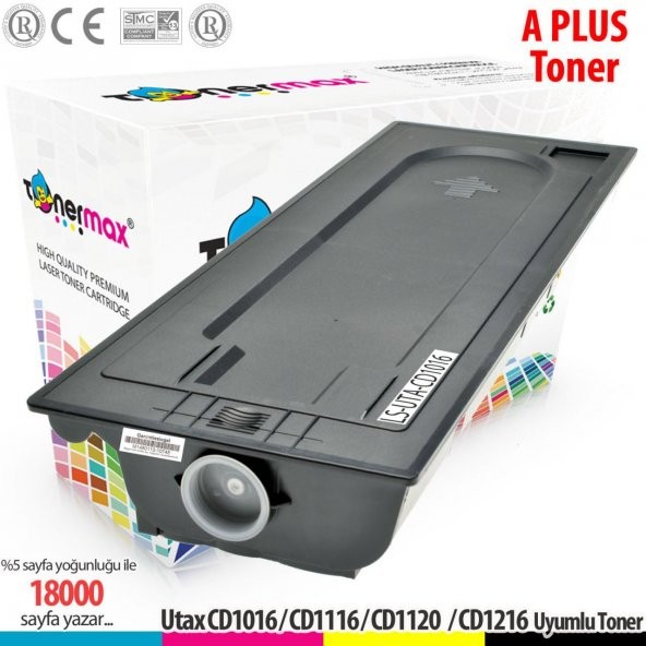 Utax CD1016 / CD1116 / CD1216 / CD1120 / 611610010 A Plus Muadil Toneri ürün görseli 1