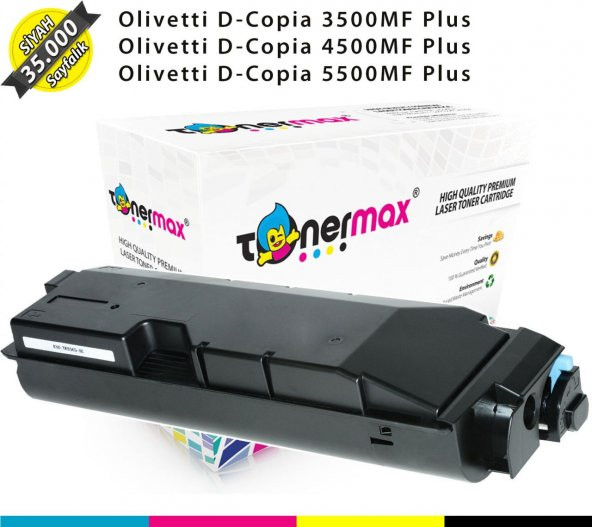 Olivetti D-Copia 3500MF Plus / 4500MF Plus / 5500MF Plus / B0987 Muadil Toner - Resim 2