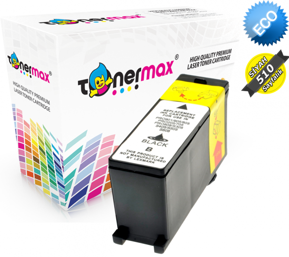 Lexmark 100XL / 14N1068E Siyah Muadil Kartuş ürün görseli 1