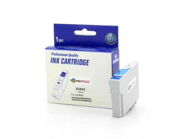 Epson T0802-C13T08024020 Mavi Muadil Kartuş ürün görseli 1