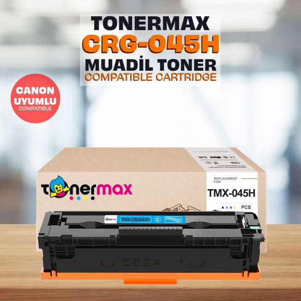 Canon CRG-045H Muadil Toner Mavi/ LBP611 / LBP613 / MF631 / MF633 / MF635 ürün görseli 1