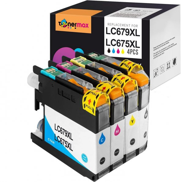 Brother LC679XL / LC675XL Muadil Kartuş Set  / MFC-J2320 / MFC-J2720 ürün görseli 1