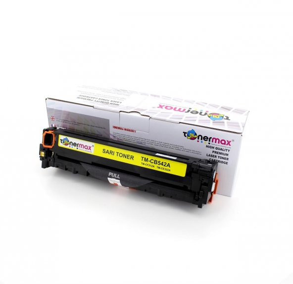 HP 125A CB542A  / CP1215 / CP1515 / CM1312 Sarı Muadil Toneri - Ekonomik ürün görseli 1