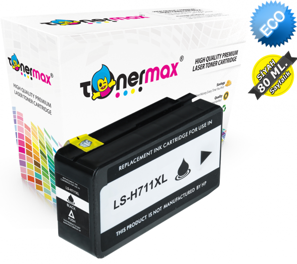 Hp 711XL CZ133A Hp Designjet T120 / T520 Muadil Kartuş ürün görseli 1