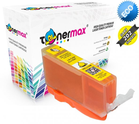 Canon PGI-525 PGBK / CLİ-526 CMYK Muadil Kartuş Set - Resim 5