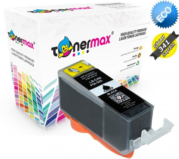 Canon PGI-525 PGBK / CLİ-526 CMYK Muadil Kartuş Set - Resim 6