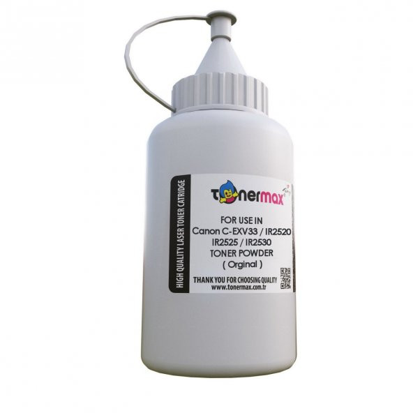 Canon C-EXV33 Toner Tozu 250GR./ IR2520 / IR2520i / IR2525 / IR2525i / IR2530 / IR2530i ürün görseli 1