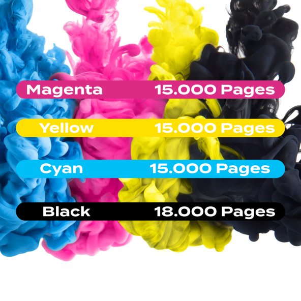 Sharp MX-27GT Muadil Toner Set / MX2300 / MX2700 / MX4501 - Resim 3