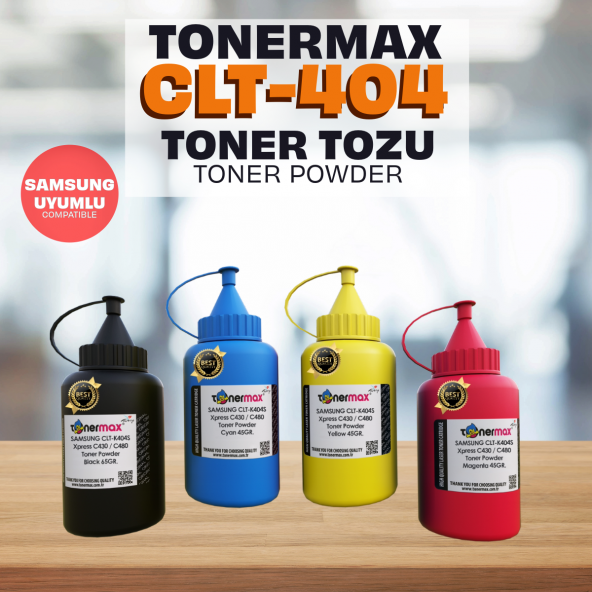 Samsung CLT-K404S Toner Tozu Set/ Xpress C430 / Xpress C480 ürün görseli 1