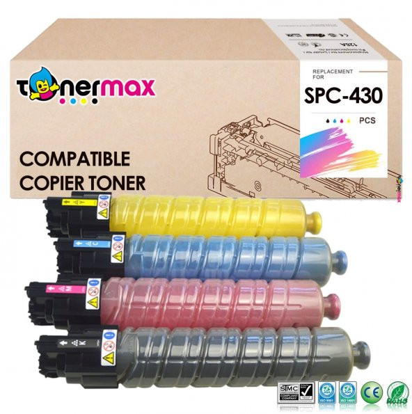 Ricoh SPC430 Muadil Toner Set / SPC431 / SPC440 / SPC441 ürün görseli 1
