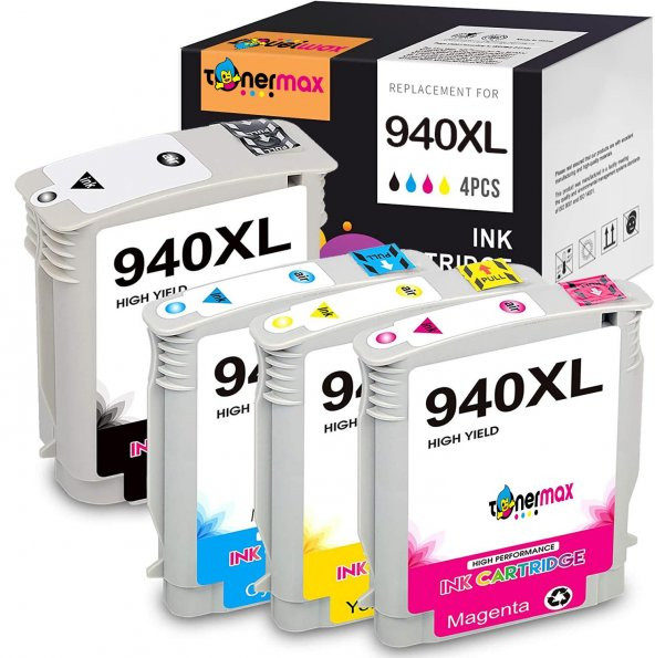 HP 940XL / 8000 / 8500 Muadil Kartuş Set ürün görseli 1