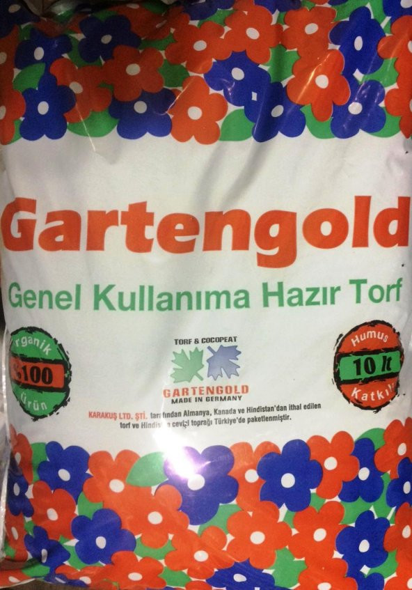 Gartengold Genel Kullanım İçin Torf Organik Üstün Alman Kalitesi 10 Lt ürün görseli 1