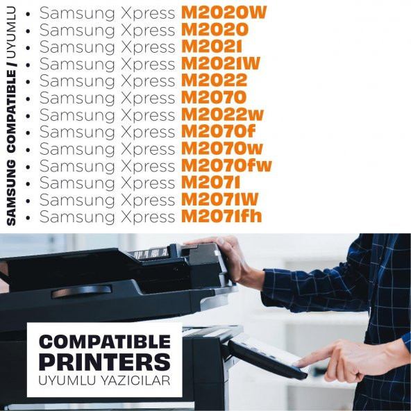 Samsung MLT-D111S /M2020/M2021/M2022/M2070/M2071 Çipli Toner ürün görseli 1