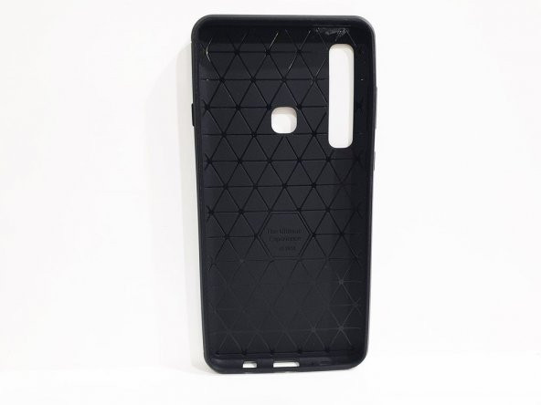 Samsung Galaxy A9 2018 Siyah Rubber Kılıf - Resim 2