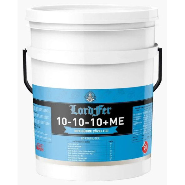 LORDFER 10-10-10+ME SIVI GÜBRE 20 LT ürün görseli 1