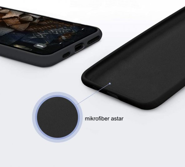iPhone 11 Pro Nano Silikon Kılıf Siyah - Resim 4