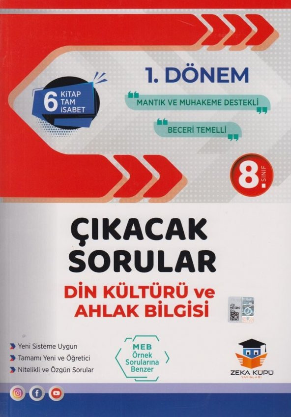 ZEKAKÜPÜ 8.SINIF DİN KÜLTÜRÜ LGS ÇIKACAK SORULAR KİTABI ürün görseli 1