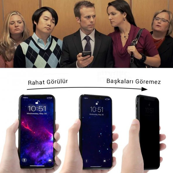 iPhone 11 Pro Max Hayalet Ekran Koruyucu - Resim 6