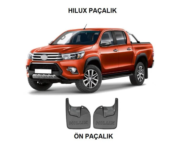 Toyota Hilux 2015-2021 Paçalık Tozluk 2 Parça Ön Takım ürün görseli 1