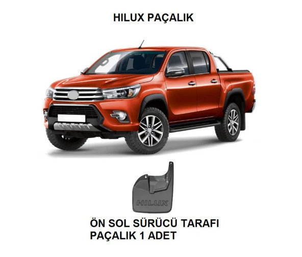 Toyota Hilux 2015-2021 Paçalık Tozluk 1 Parça Ön Sol Sürücü ürün görseli 1