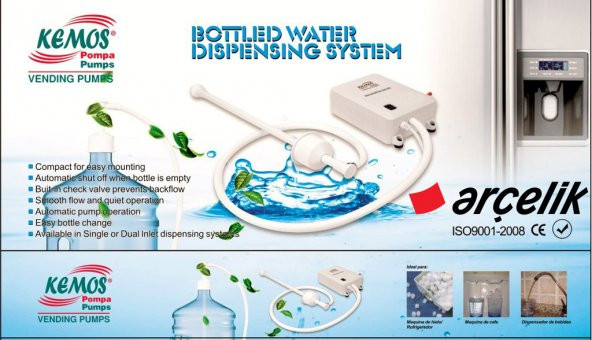 Arçelik Buzdolabı Su Pompası Bottled Water Dispensing System Flojet ürün görseli 1