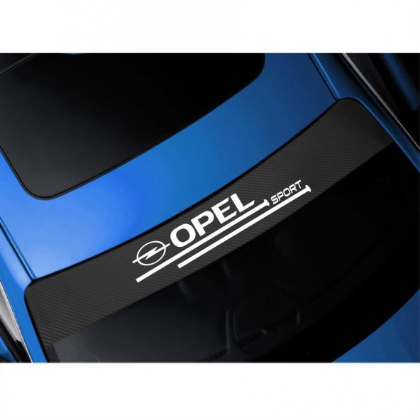 Opel için Karbon Ön Cam Oto Sticker - Resim 2