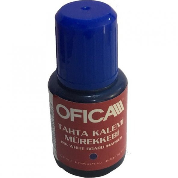 OFİCA TAHTA KALEMİ MÜREKKEBİ 20 ML MAVİ ürün görseli 1