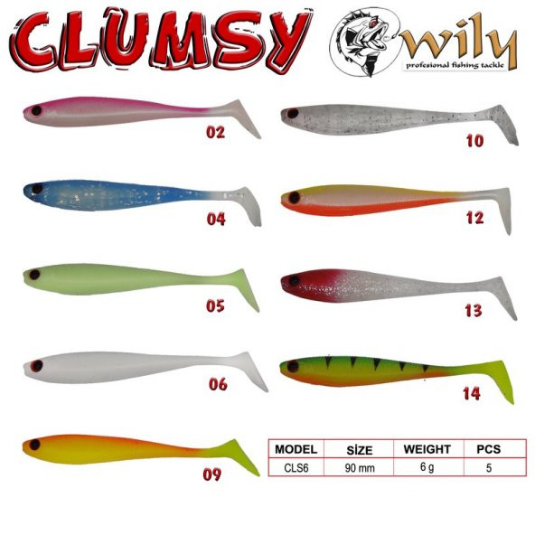 Wily Clumsy Silikon Yem 9 cm 6 gr - Resim 2