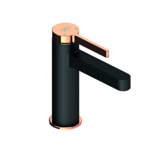 GPD MLB165-S-R Gildo Mix Lavabo Bataryası (Siyah-Rose Gold) ürün görseli 1